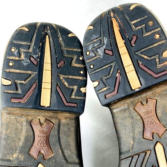 Ariat Boots ATS Terrain Endurance Hiking Brown Leather 8.5 Womens Work Gorpcore - Picture 16 of 16